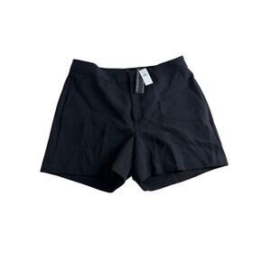 Banana Republic Womens Black Chino Shorts Size 14 NWT 5" Inseam